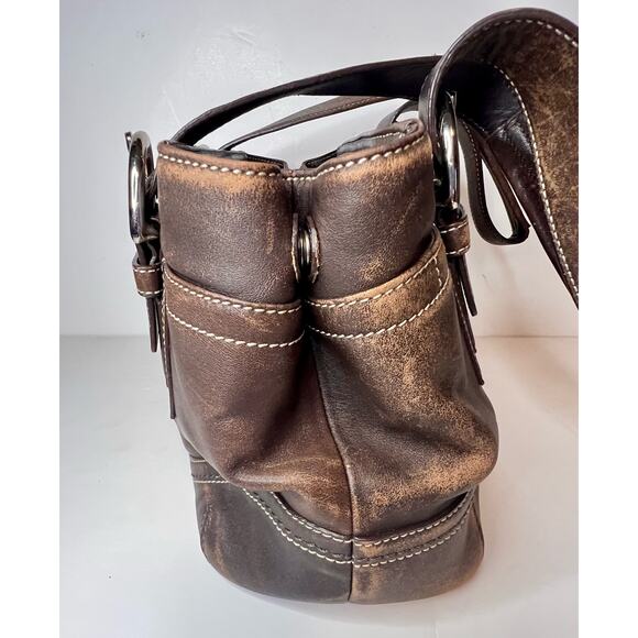 Coach brown leather #F10911 Soho Satchel - Picture 7 of 9